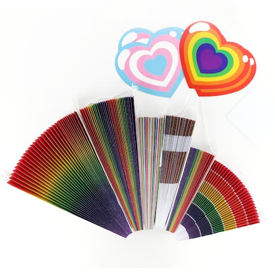 Pride Paper Fan Décor Kit by Celebrate It™